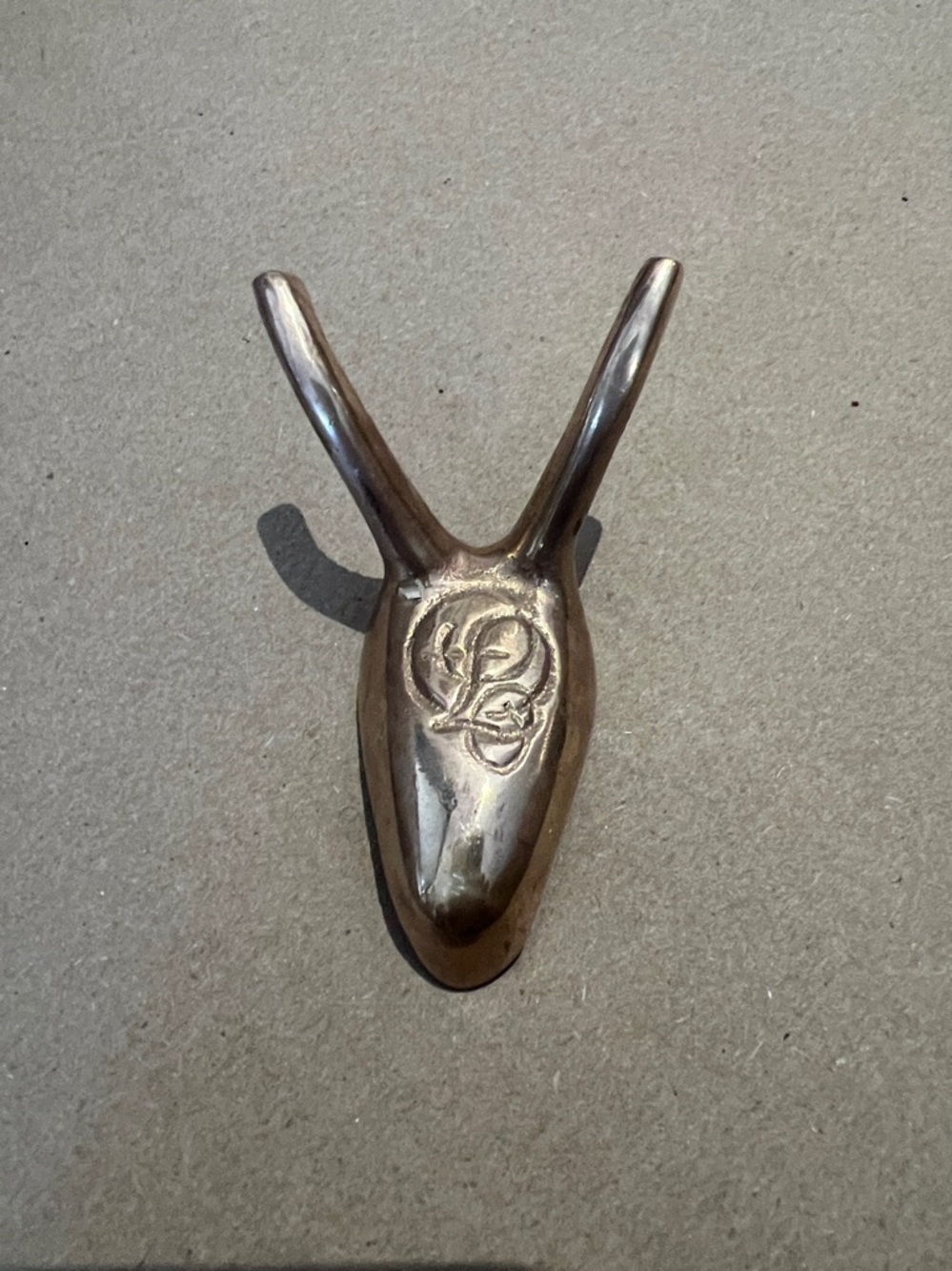 Vintage Fenton Brass Butterfly Holder  Home Wall Decor